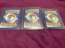 Pokemon Mega Evolution Psyduck Black Star Promo MEP 007 Cosmos Holo Lot Of 3 - Image 2