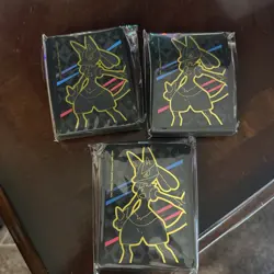Crown Zenith Sealed Pokemon TCG Sleeves (65) X 3packs - Image 1
