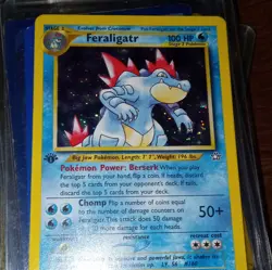 Pokemon TCG 1st Edition Vintage English Card Lot Feraligatr Haunter Charmander - Image 1
