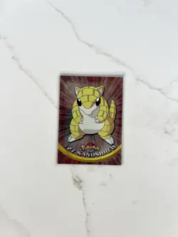 Sandshrew Topps Chrome Holo #27 Pokemon Card TV 2000 - - Image 1