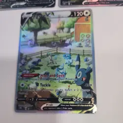 Lot of 3 Custom holo Eevee V Pokemon Trading Card sleeved & top loaded CUSTOM - Image 2