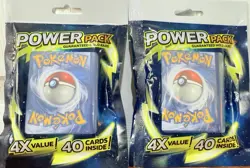 2x Pokemon Power Packs Sealed 80 Booster Cards With Rare Holo Card. Sealed New! - Image 2