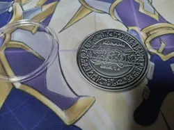 YuGiOh Official YCS Pre-Registration Coin Silver | pumpking | Konami - Image 2