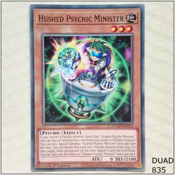 Hushed Psychic Minister - DUAD-EN014 - Common 1st Edition Yugioh - Image 1
