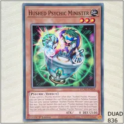 Hushed Psychic Minister - DUAD-EN014 - Common 1st Edition Yugioh - Image 1