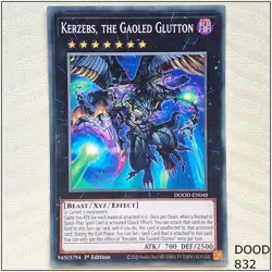 Kerzebs, the Gaoled Glutton - DOOD-EN048 - Common 1st Edition Yugioh - Image 1