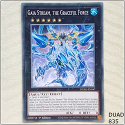Gaia Stream, the Graceful Force - DUAD-EN047 - Common 1st Edition Yugioh - Image 1