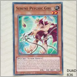 Serene Psychic Girl - DUAD-EN013 - Common 1st Edition Yugioh - Image 1