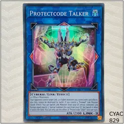 Protectcode Talker - CYAC-EN048 - Super Rare 1st Edition Yugioh - Image 1