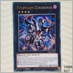 Evilswarm Ouroboros - CRBR-EN047 - Rare 1st Edition Yugioh - Image 1
