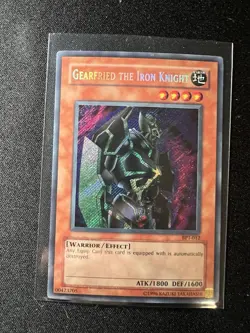 Gearfried the Iron Knight Yu-Gi-Oh BPT-012 Secret Rare Unlimited Edition - Image 1