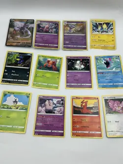 Lot of (24) dif 2022 Pokemon Lost Origin Cards Aerodactyl Murkrow Seadra Paras - Image 2