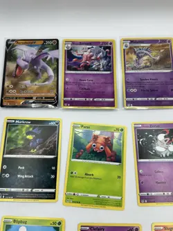 Lot of (24) dif 2022 Pokemon Lost Origin Cards Aerodactyl Murkrow Seadra Paras - Image 3