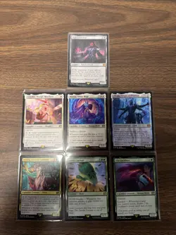 Magic The Gathering Final Fantasy Lot Of 7 Regular Rare And Mythic cards All NM - Image 1