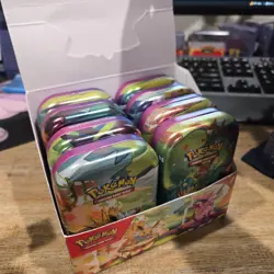 8 x Prismatic Evolutions Mini Tins FULL ART SET - NO CARDS NO COINS *EMPTY* - Image 2