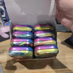 8 x Prismatic Evolutions Mini Tins FULL ART SET - NO CARDS NO COINS *EMPTY* - Image 3
