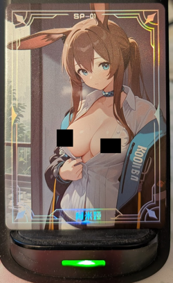 Amiya Arknights SP-01 Under Nightgown Goddess Story Anime Waifu Card - Image 1
