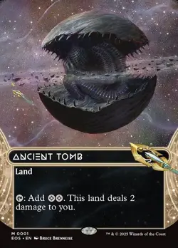 Ancient Tomb (0001) (Borderless) [Edge of Eternities: Stellar Sights] Near Mint - Image 1