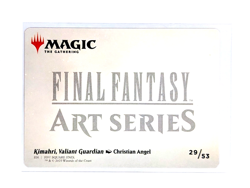 Kimahri, Valiant Guardian Art Series 29/53 Gold Stamped MTG FINAL FANTASY NM/M - Image 2