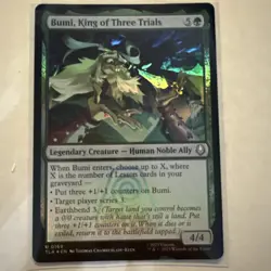 MTG Bumi, King of Three Trials (169/447) Avatar The Last Airbender NM FOIL - Image 1