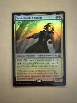 2025 MTG Avatar The Last Airbender Suki, Kyoshi Captain Foil #85 - Image 1