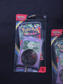 Pokemon Phantasmal Flames 1 Cottonee& 2Whimsicott Checklane Blister Set of 3 - Image 3