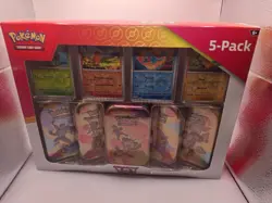 Pokemon Scarlet & Violet 151 Sealed 5-Pack Mini Tin - Please See Description - Image 1