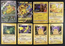 Pokemon Pikachu 8 card lot NM-DMG Promo see Pics - Image 1