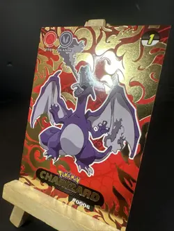 Shadow Charizard #6 - Gold Holo - Crystal Collection 2024 - Pokemon Card - Image 2