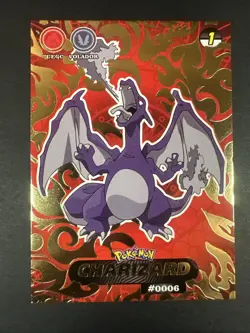 Shadow Charizard #6 - Gold Holo - Crystal Collection 2024 - Pokemon Card - Image 4