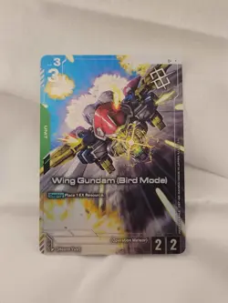 Wing Gundam (Bird Mode) (Store Tournament Winner Pack 01) Near Mint Single Card! - Image 1