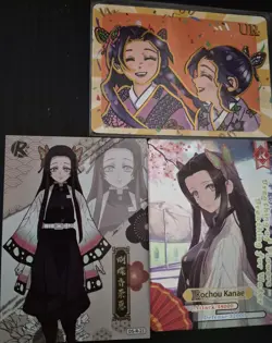 Kanae Kocho Demon Slayer Mixed Card Lot of 4 CCG Anime Manga Waifu - Image 2