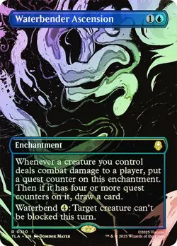 Waterbender Ascension Foil Showcase Avatar: The Last Airbender NM MTG - Image 1
