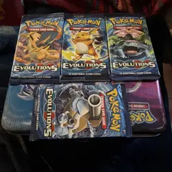 Pokemon TCG: XY Evolutions Booster Packs - 4 Pack Full Art Set - Image 1