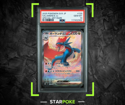 [PSA 10] Salamence ex 129/100 Battle Partners SV9 SAR Art Rare Japanese POKEMON - Image 1