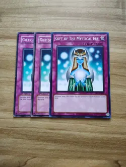 Yu-Gi-Oh! - Gift Of The Mystical Elf 3X - Full Playset - Image 1