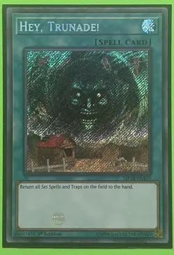 | Yugioh Hey, Trunade! MP18-EN210 Secret Rare NM/M 🔥 | - Image 1