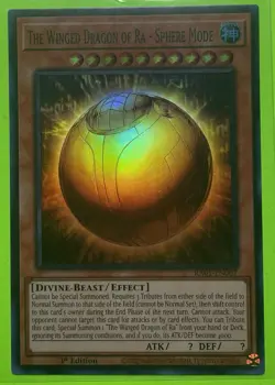 Yugioh The Winged Dragon of Ra Sphere Mode RA01-EN007 Super Rare (SR) Near mint - Image 1