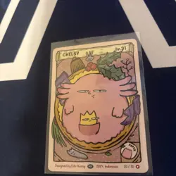 CHELSY “Chansey” Christmas V2 Derpy Card 20/30 Pokemon Fan Art - Image 1
