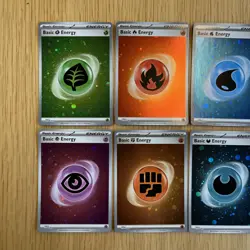 Cosmos Holo SVE Basic Energy Scarlet & Violet Complete Set Pokemon Cards - NM - Image 3