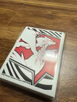 White Flare Pokemon ETB Card Sleeves 65 Ct - Image 1