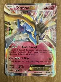 Xerneas EX XY149 Black Star Promo Pokemon TCG Card NM - Image 1