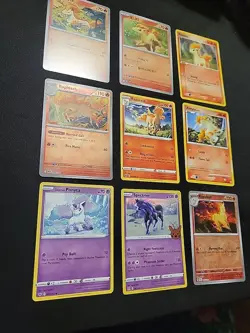 Ponyta Rapidash Pokemon Card 9 Card Set CH EN Collection Mixed Condition - Image 1