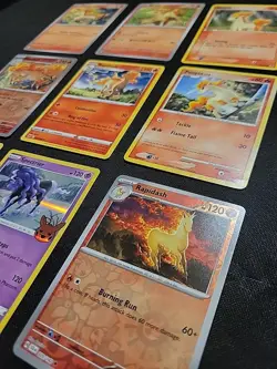 Ponyta Rapidash Pokemon Card 9 Card Set CH EN Collection Mixed Condition - Image 2