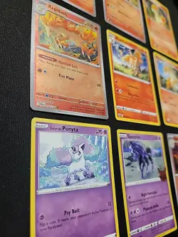 Ponyta Rapidash Pokemon Card 9 Card Set CH EN Collection Mixed Condition - Image 3