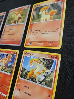 Ponyta Rapidash Pokemon Card 9 Card Set CH EN Collection Mixed Condition - Image 4