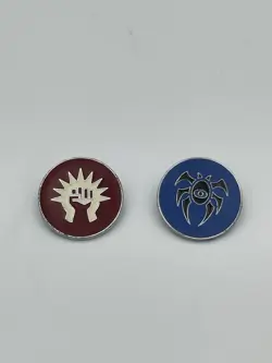 2 Magic The Gathering Guild Pins Dimir- from Guilds of Ravnica Guild Kit - Image 1