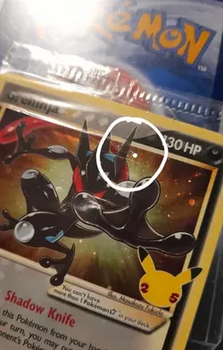 Pokemon tcg Greninja Gold Star promo SWSH144 Celebrations 25thAnniversary SWIRL - Image 3