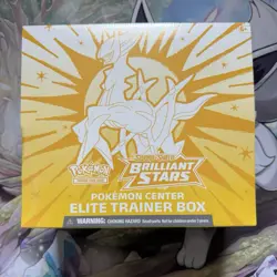 Pokemon TCG Brilliant Stars Pokemon Center Elite Trainer Box ETB SEALED - Image 1