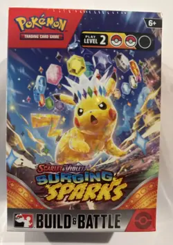 Pokemon Scarlet and Violet Surging Sparks Build and Battle Box Sealed - Image 2